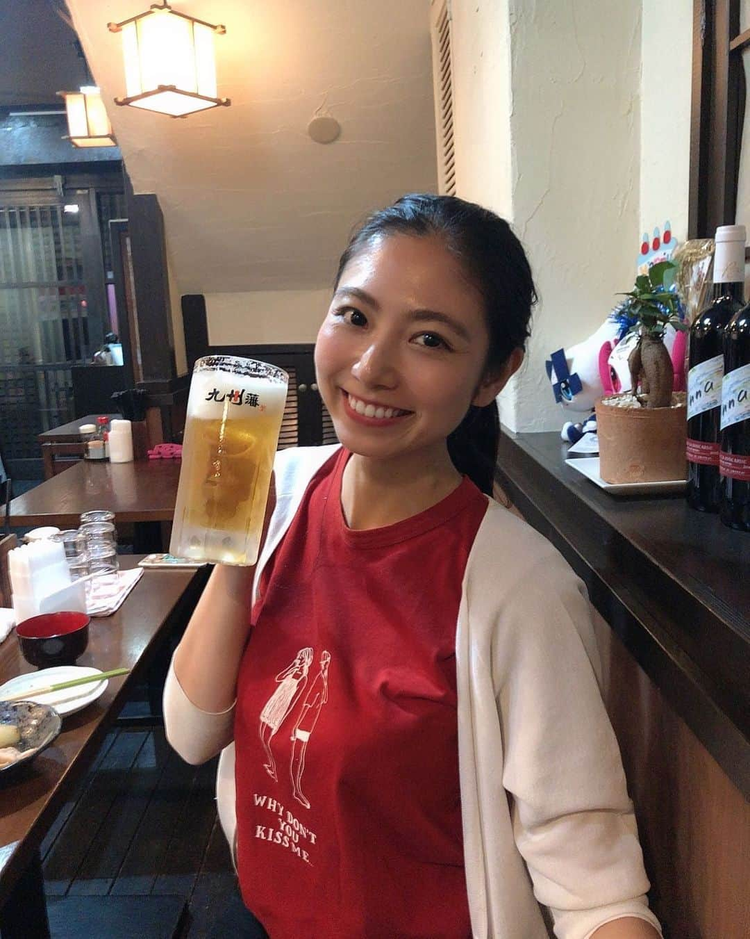 原アンナさんのインスタグラム写真 - (原アンナInstagram)「こんなに毎日ビールを飲む日が来るなんてっ！！. #ビール女子 #毎日ビール #一番搾り #九州藩目黒大鳥店 #原アンナ」12月4日 0時14分 - annahara821