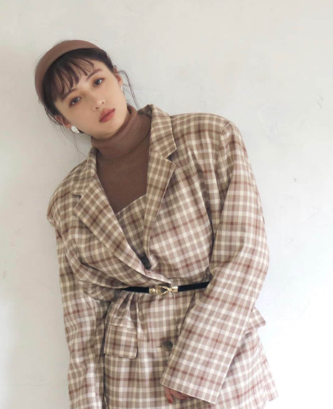 AYA YAGISHITAのインスタグラム：「@andlottie_official  冬のコレクション始まりました🏹 今回も沢山コーディネートしてます。 是非チェックしてみてください☺️ #andlottie」