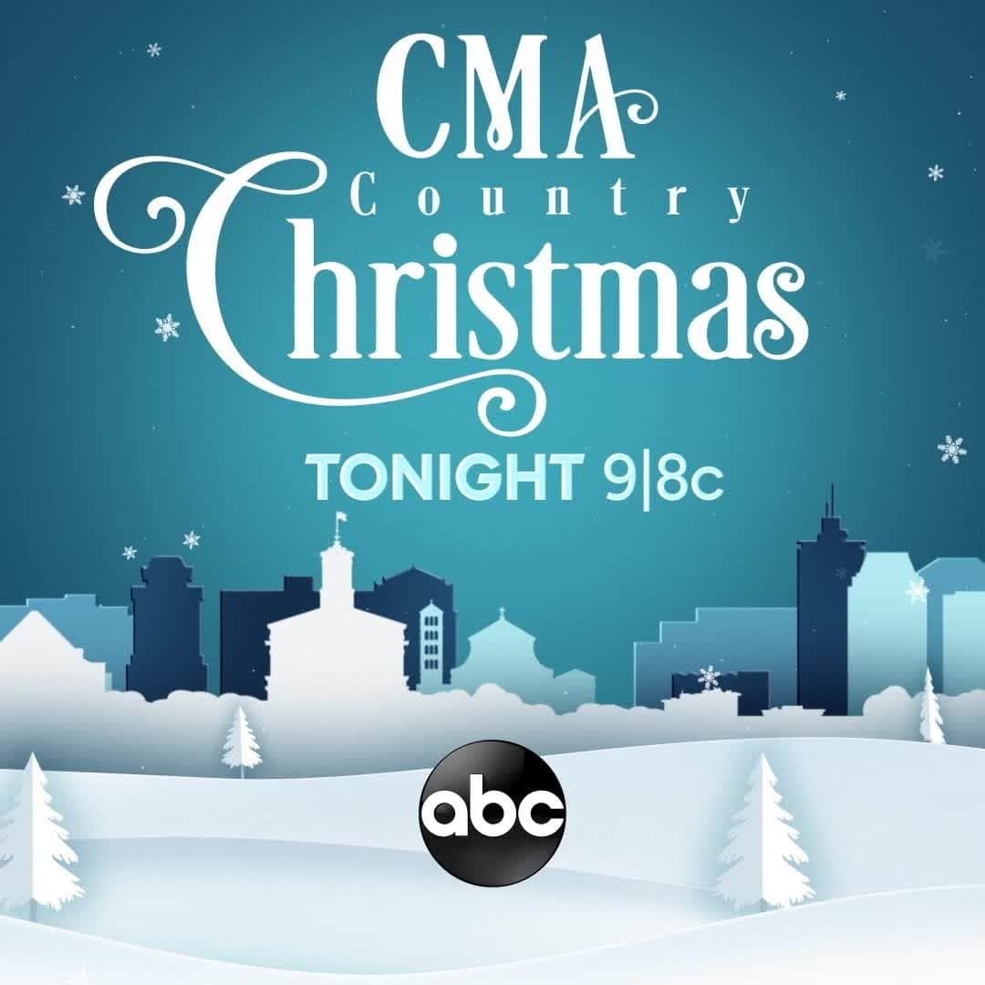 アメリカン・ブロードキャスティング・カンパニーのインスタグラム：「Have a holly, jolly #CMAchristmas tonight at 9|8c on ABC! 🎄✨」