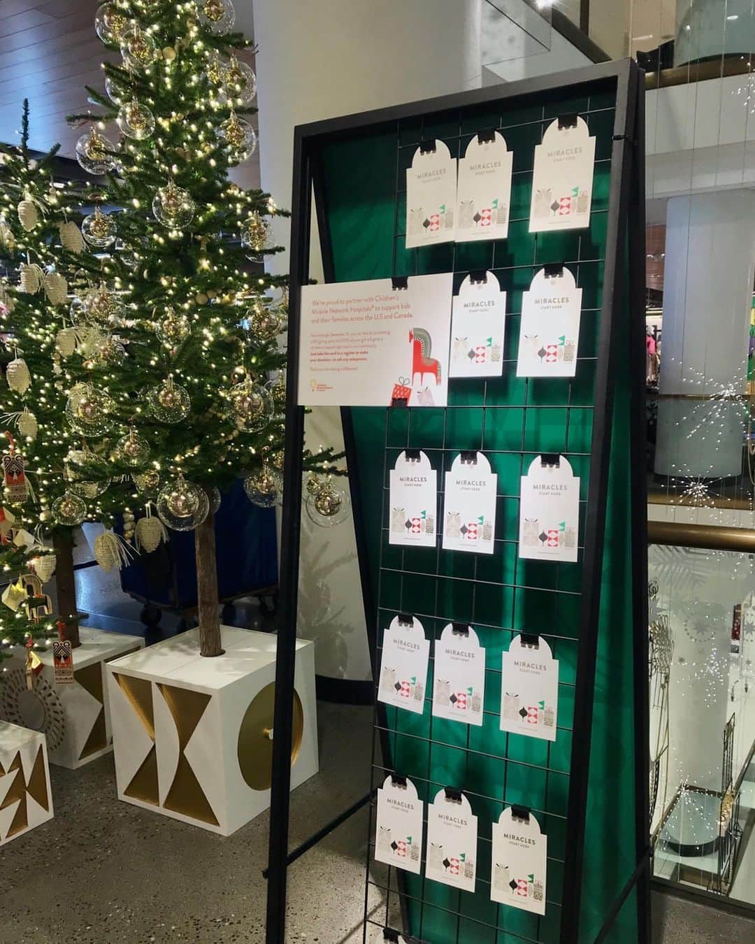 Nordstromさんのインスタグラム写真 - (NordstromInstagram)「This holiday season we’re proud to partner again with Children’s Miracle Network Hospitals to support children’s hospitals across the U.S. & Canada. Now through December 31st, when you purchase a $10 giving-tree card at your nearest #nordstrom store, your donation will help provide life-saving care, education & research at children’s hospitals in your community. Link in bio to donate online #cmnhospitals #givingtuesday #NordstromCares」12月4日 2時16分 - nordstrom