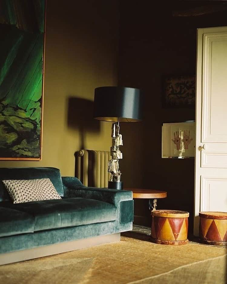 Meganさんのインスタグラム写真 - (MeganInstagram)「Charles Tassin, Yvelines, France, 1970 ✨ #charlestassin #interiordesign」12月4日 3時05分 - zanzan_domus