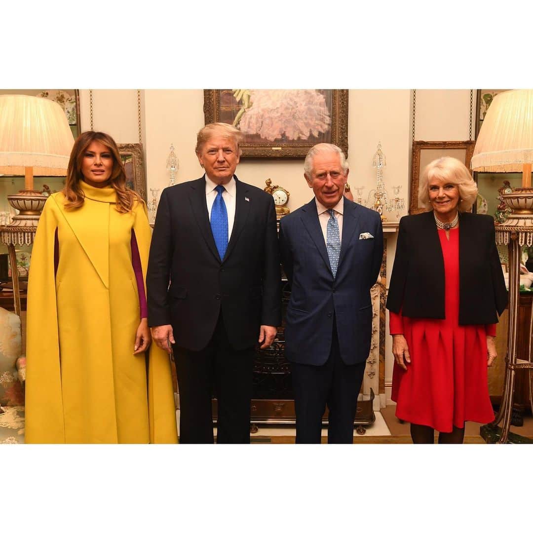 クラレンス邸さんのインスタグラム写真 - (クラレンス邸Instagram)「Today at Clarence House, The Prince of Wales received @nato leaders, including The Prime Minister of Canada, Justin Trudeau; The Prime Minister of Norway, Erna Solberg; and The Prime Minister of Italy, Giuseppe Conte.  Leaders have gathered in London this week to mark the Alliance’s 70th anniversary.  During their meeting, The Prime Minister of Norway gave His Royal Highness a football with the @unitednations Sustainable Development Goals printed on them.  Later, The Prince of Wales and The Duchess of Cornwall received President Trump and the First Lady of the USA.」12月4日 3時55分 - clarencehouse