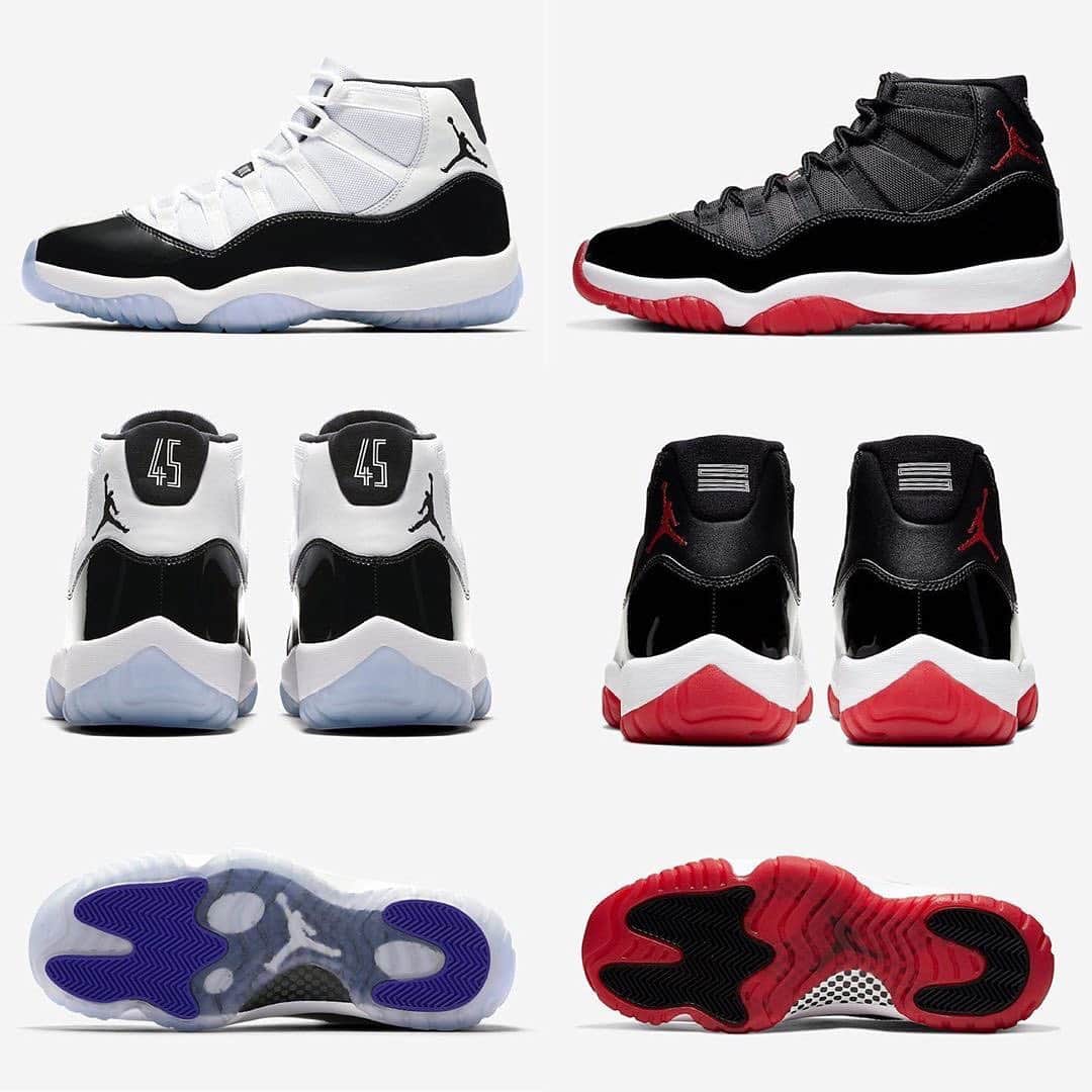 Sneakgalleryさんのインスタグラム写真 - (SneakgalleryInstagram)「Which Christmas release was better?#Concord 2018 or #Bred 2019 🤔」12月4日 6時32分 - sneakgallery