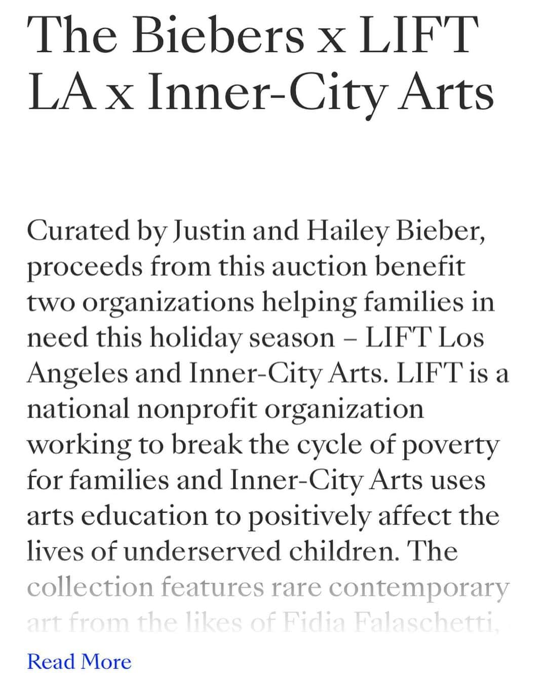 ジャスティン・ビーバーさんのインスタグラム写真 - (ジャスティン・ビーバーInstagram)「Art auction!! Proceeds to families in need. Love, The Biebers」12月4日 7時31分 - justinbieber