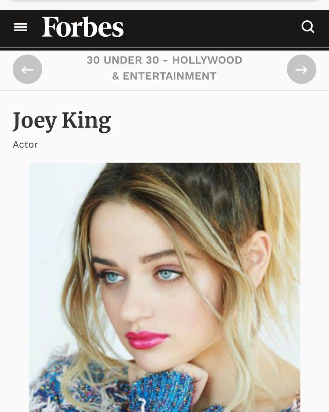 ジョーイ・キングさんのインスタグラム写真 - (ジョーイ・キングInstagram)「I woke up this morning to see my face and name under the Forbes 30 under 30 list. I had tears in my eyes, the excitement of this is so unreal. This year has been filled with so many moments and experiences I thought I would only be able to dream of. I’m just so grateful for all of it. Thank you @forbes for naming me one of your #30under30 link in bio」12月4日 10時54分 - joeyking