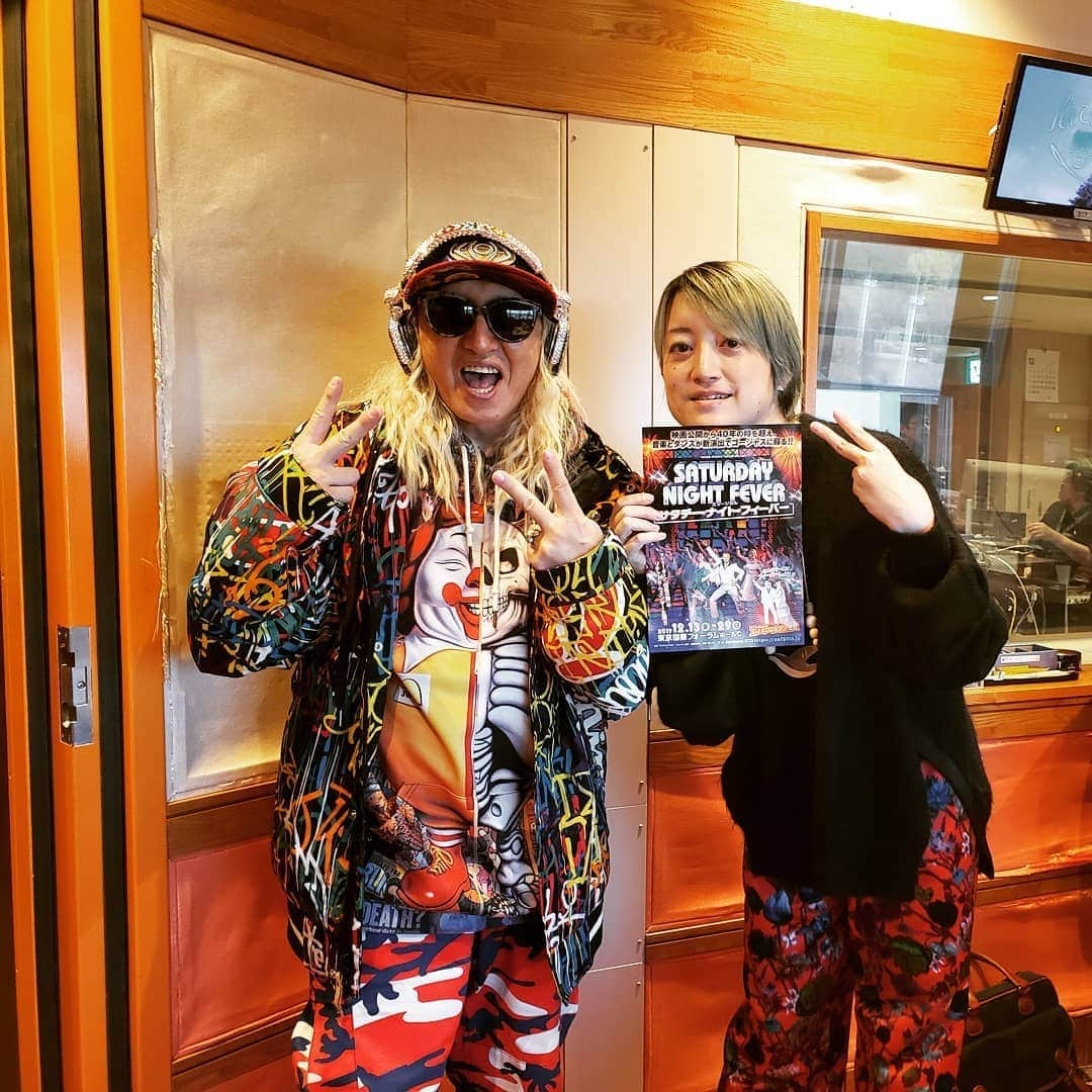 DJ KOOさんのインスタグラム写真 - (DJ KOOInstagram)「NHK ｢すっぴん｣出演させて頂きました！！ ミュージカル｢サタデーナイトフィーバー｣のアンバサダーとしてダンスミュージックの歴史や魅力を沢山話させてもらいました！！能町さんとも久々！！ #NHK #すっぴん #サタデーナイトフィーバー #能町みね子 #DJKOO」12月4日 11時18分 - dj_koo1019