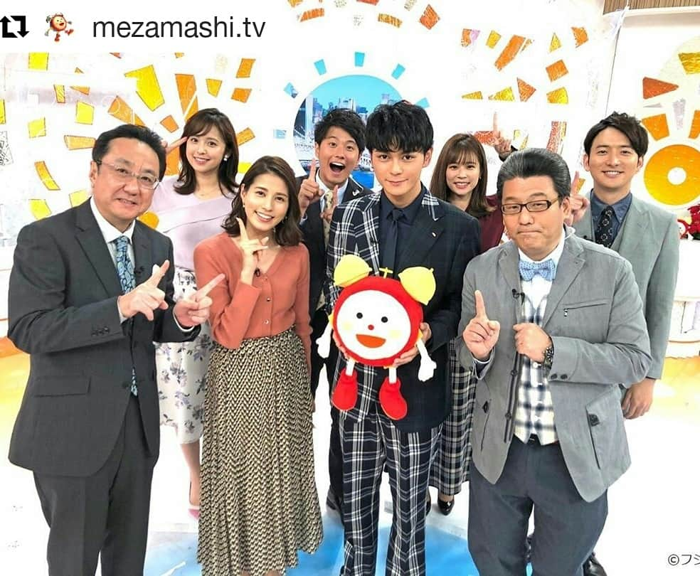 岡山放送さんのインスタグラム写真 - (岡山放送Instagram)「#Repost @mezamashi.tv (@get_repost) ・・・ ・ 12月のマンスリーエンタメプレゼンター 眞栄田郷敦さんと放送後にパチリ📸 甘いマスクとさわやかな笑顔にいやされるなぁ(*>∀<*) ・ #めざましテレビ#眞栄田郷敦  #フジテレビ系列#FNS#8ch#OHK#岡山放送」12月4日 13時32分 - ohk_official