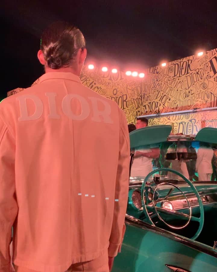 稲木ジョージのインスタグラム：「#DiorMiami block party was 🔥🔥🔥」