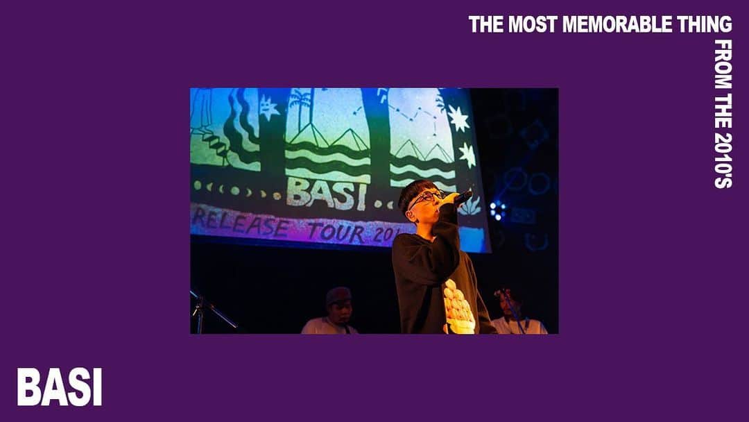 BASI（バシ）のインスタグラム：「『THE MOST MEMORABLE THING FROM THE 2010'S』 BIG THANX @fnmnltv  BASI 最新インタビュー掲載されています」
