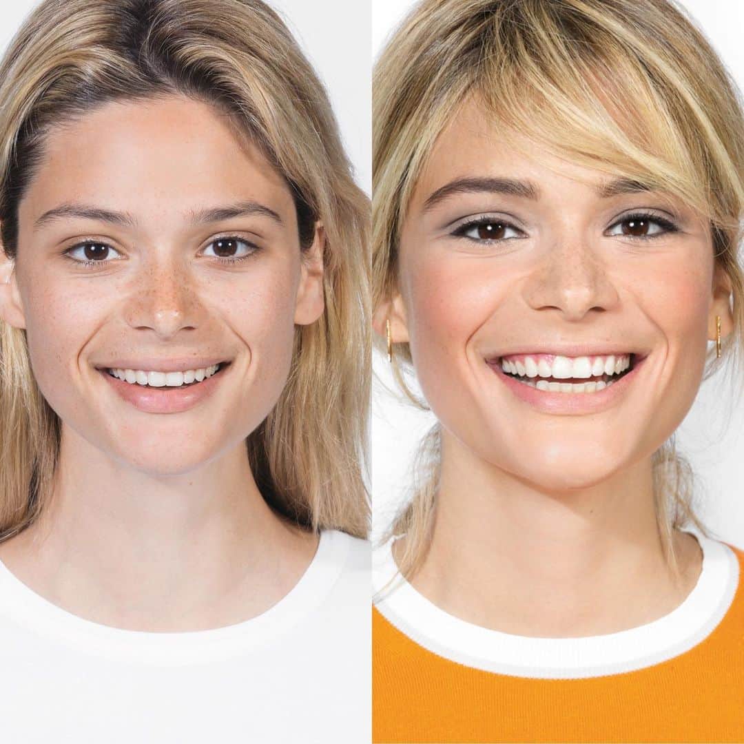 ボビー・ブラウンのインスタグラム：「One of my favorite @masterclass models @mollyerogel from #beautyfromtheinsideout looking fresh and put together, but you can still see her skin and freckles. A cool look for day, work, cocktails or just feeling good. 📸 @benritterphoto @bbportfolio」