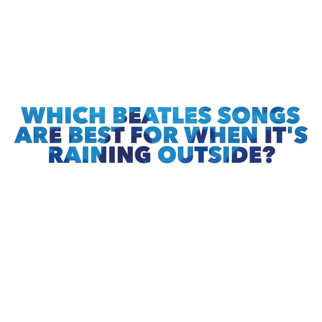 The Beatlesさんのインスタグラム写真 - (The BeatlesInstagram)「Which Beatles songs are best for when it's raining outside?」12月5日 0時17分 - thebeatles