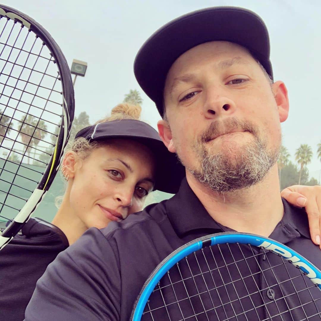 ジョエル・マッデンのインスタグラム：「Met my match 🎾」