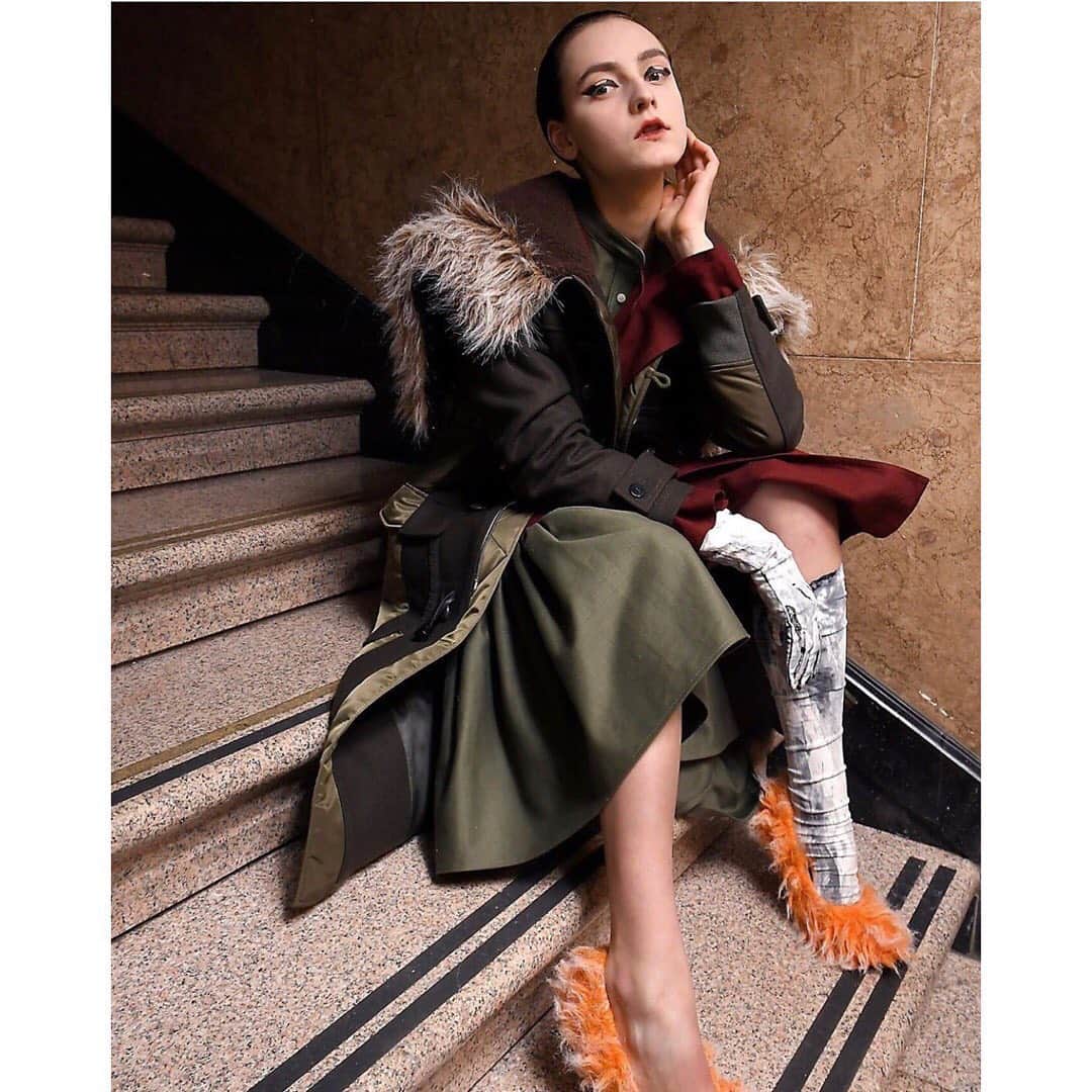 アツシナカシマのインスタグラム：「#atsushinakashima #アツシナカシマ #mfw #milanfashionweek @thebackstagecollections」