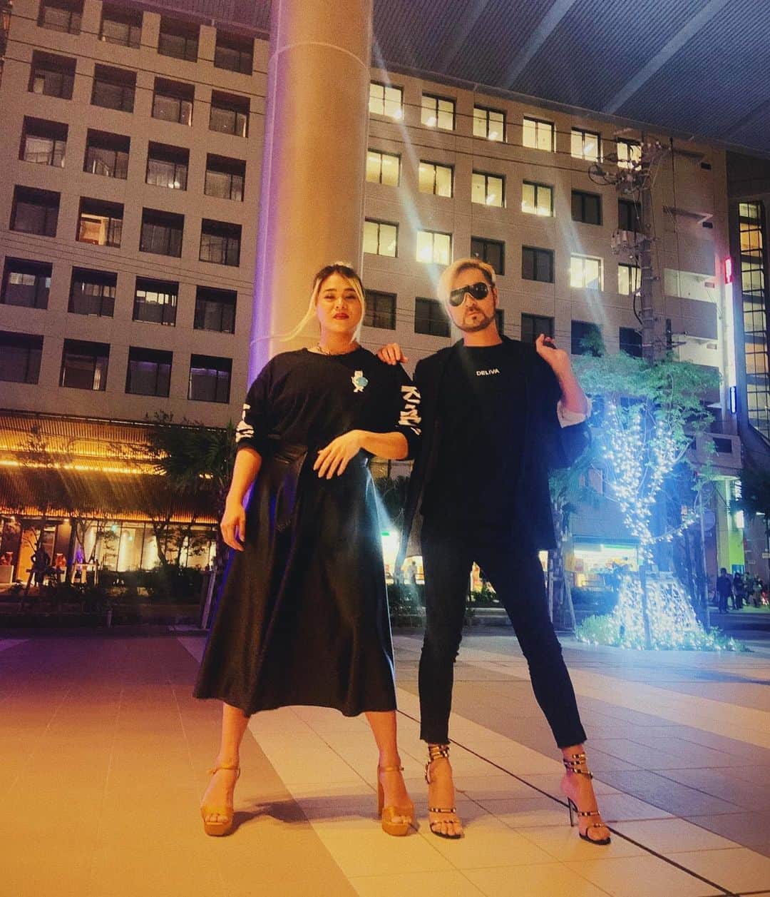 のインスタグラム：「🌈🌈🌈﻿ ﻿ なんらかの宗教です♡﻿ ﻿ DELIVAさんといるとワクワクしちゃう！﻿ これからも一緒に﻿ 真剣にふざけたことやりたい💕﻿ ちなみに名前が一緒ですw ﻿ Model @hilokideliva 🦂 @hirokinawa ﻿ 📸 by fabulous @sayaness_stay_shine」