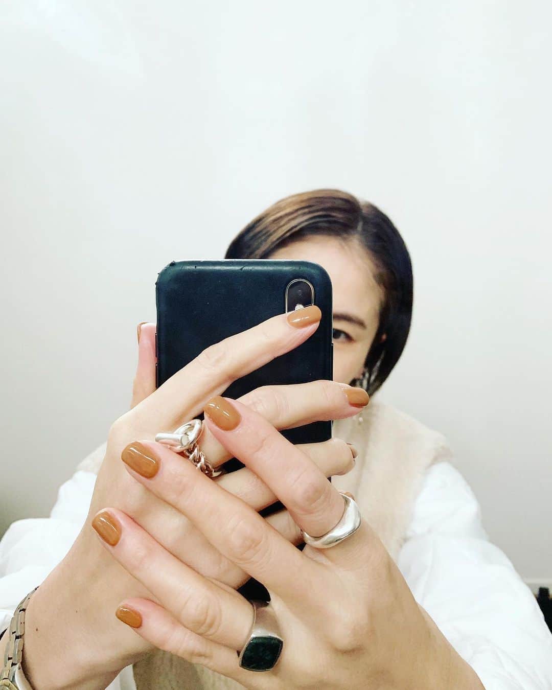 のインスタグラム：「Cut Color&Nail Change💅 and 最強Treatment ☆  @gite_hair  @balo_yokohama」
