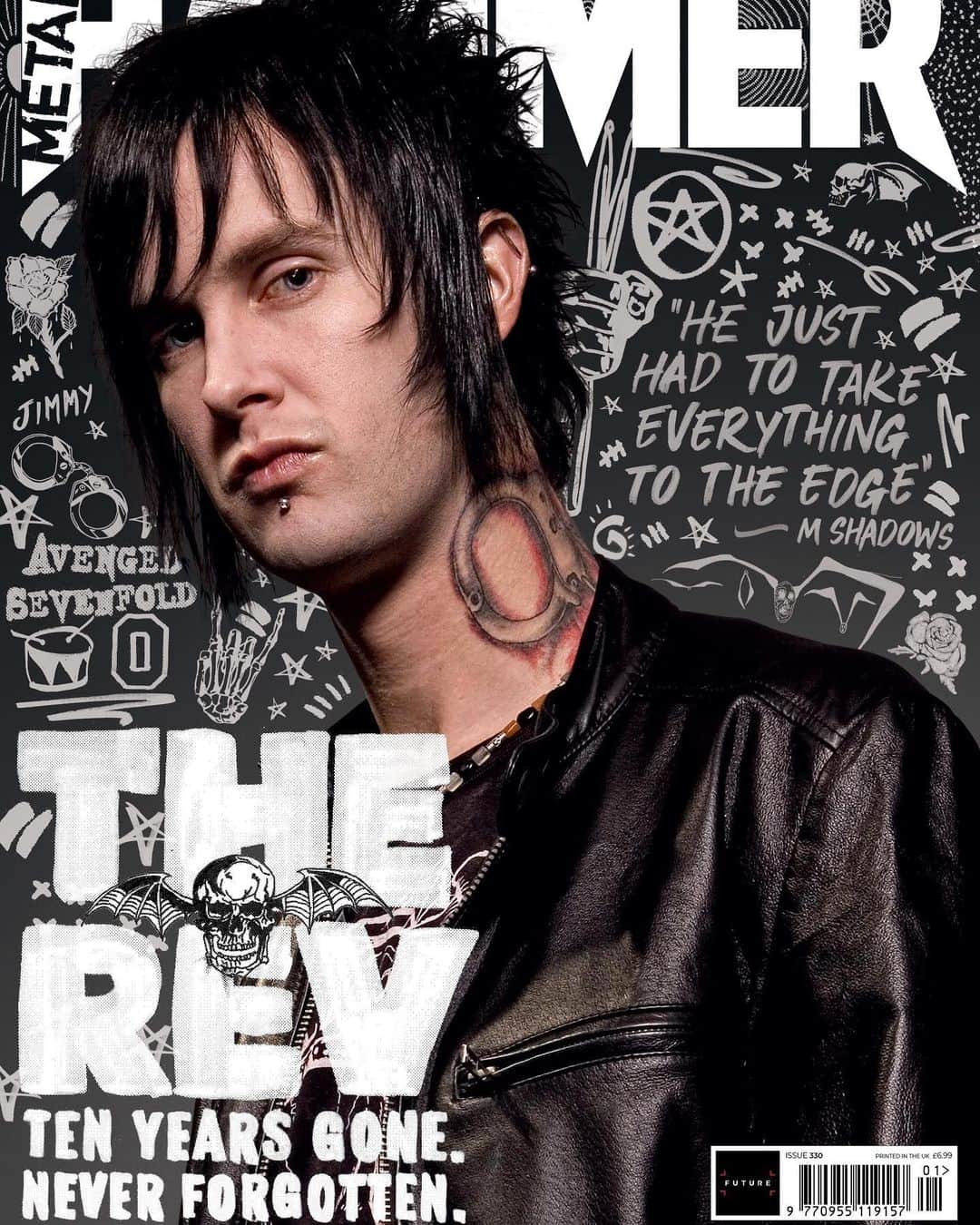 METAL HAMMERさんのインスタグラム写真 - (METAL HAMMERInstagram)「Ten years gone. Never forgotten. This month’s issue is dedicated to The Rev, as Avenged Sevenfold pay tribute to his amazing life and career. On sale tomorrow. Don’t miss it. #AvengedSevenfold #A7X #TheRev #ForREVer」12月4日 19時32分 - metalhammeruk