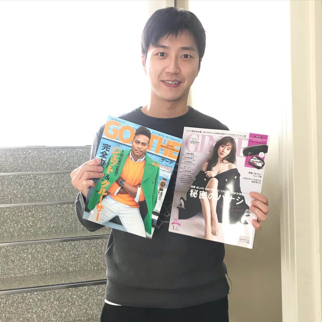 GINGERさんのインスタグラム写真 - (GINGERInstagram)「編集部に卓球選手の江宏傑さんが遊びに来てくれました🏓✨ Tリーグでの活躍応援しています‼️ #gingermagazine  #江宏傑 #卓球 #pingpong  #🏓 #Tリーグ #emporioarmani #ginger #ジンジャー #gingerweb」12月4日 21時25分 - ginger_magazine
