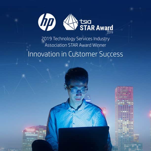 HP（ヒューレット・パッカード）のインスタグラム：「At HP, we create technology to help customers succeed and are proud to have received the 2019 #TSIA STAR Award for Innovation in Customer Success.」