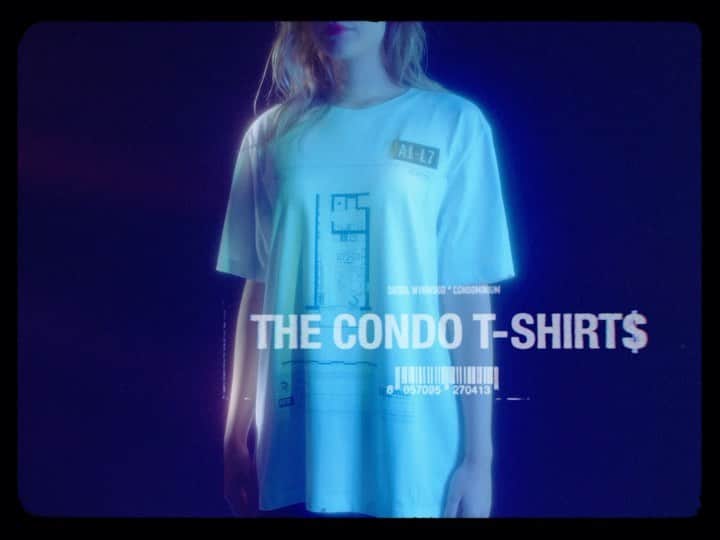 ディーゼルのインスタグラム：「The most-expansive t-shirts ever, featuring a front-facing printed graphic of one of 143 apartments at #dieselwynwood condo. Buy one of them, and get an apartment FOR FREE* *check the detail on the link in bio」