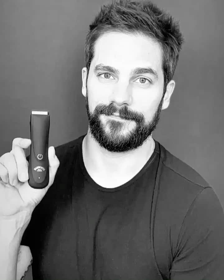 ブラント・ドーハティのインスタグラム：「What do you guys think, should I keep the mustache or shave it with the @manscaped Lawnmower 2.0?! #ad Get 20% off + 2 Free Gifts + Free Shipping @manscaped with code: XMAS20. Who doesn’t want the Perfect Package? The Lawnmower 2.0 is great for removing hair from your head to your toes and everywhere in between. It even features skinsafe technology for those sensitive areas. Stay fresh and groomed at MANSCAPED.com (link in stories).」