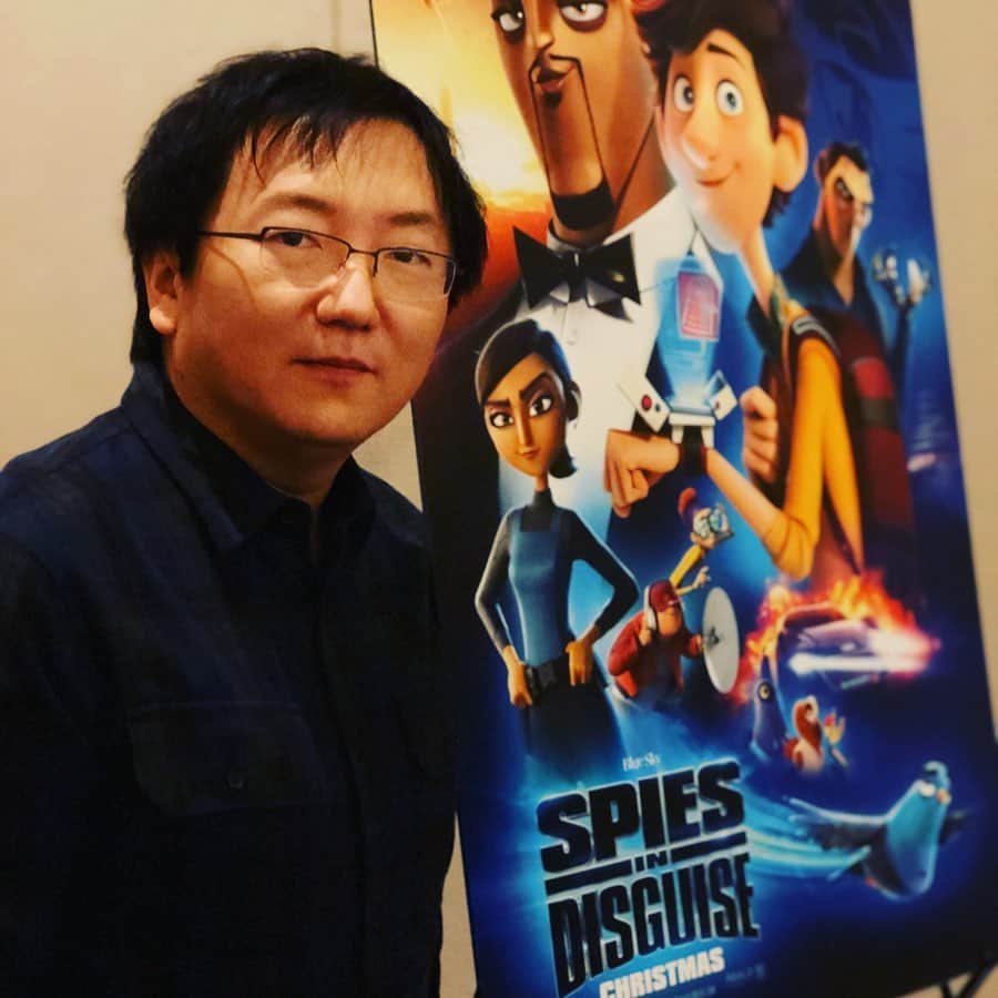 マシ・オカのインスタグラム：「Beginning our Spies In Disguise press junket!  #SpiesInDisguise #December25 #ChristmasDay #OMGIt’sDecemberAlready」