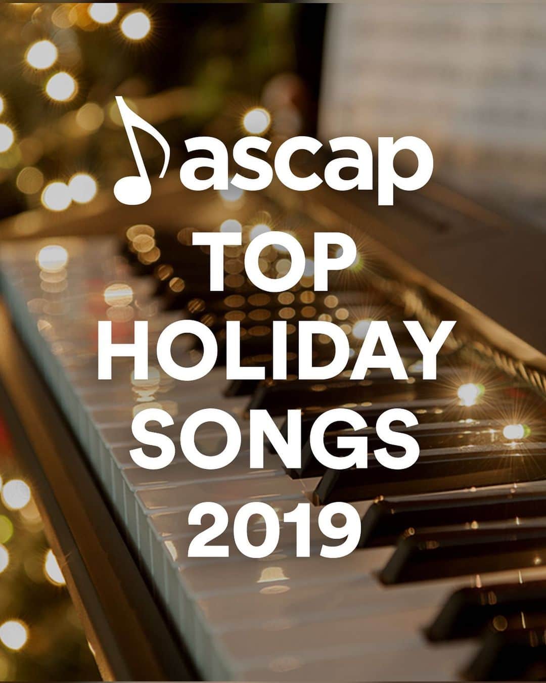 ASCAPさんのインスタグラム写真 - (ASCAPInstagram)「It’s the most wonderful time of the year ✨ We’ve got the perfect soundtrack for the season... the  #ASCAP Top 25 Holiday Songs of 2019. Listen at the link in our bio.」12月5日 6時19分 - ascap