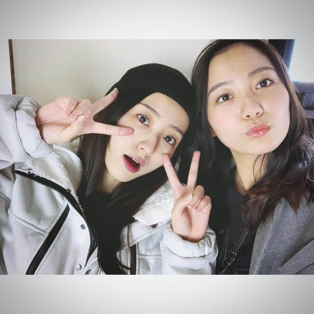 工藤綾乃のインスタグラム：「お久しぶりの里穂ちゃん🌞 たのしかったたのしかった」