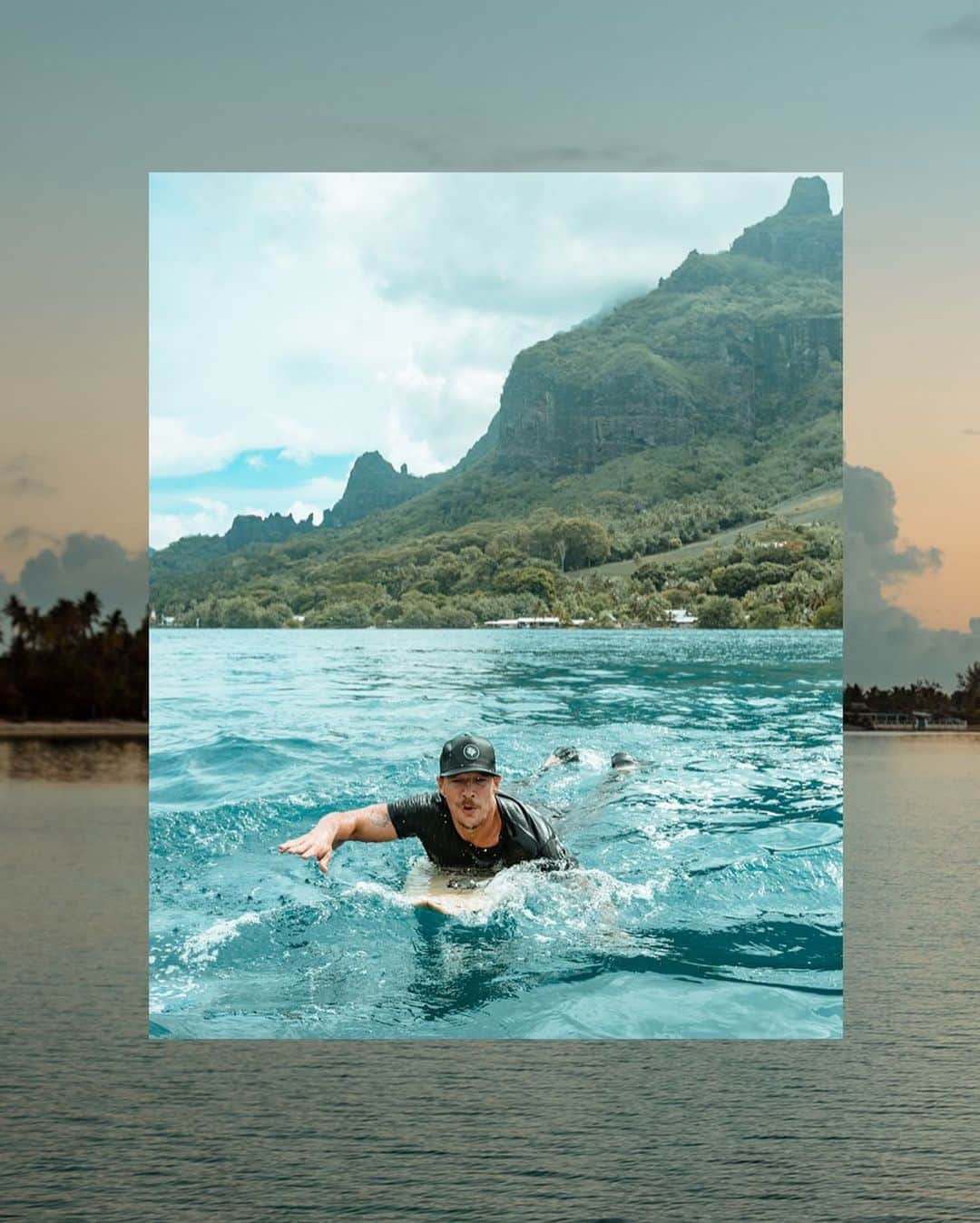 ディプロさんのインスタグラム写真 - (ディプロInstagram)「🇵🇫 I only spent a small time in tahiti but the last day I was here I ate mushrooms and swam with some fish (who spoke french so i didn't understand ) my goggles were fogged up so I swam up to a bar (was the wrong hotel) but they only offered me a baguette because I didn't have any shirt on. right then while I was staring at this bread (the mushrooms really hit).. i thought to myself what's beautiful place and began to speak to my bagguette about the state of the oceans and how we need to treat it better and preserve these wonderful fragile places like polynesia.. where i was lucky enough to have a concert and visit my shark friends and plant coral with  @coralgardeners fall in love with a stingray and did so many backflips of boats that i didn't even realize my skin had turned a bright shade of siracha .. it's ok i forgive you for that . but honestly if we need to have a little empathy for such a small cultural ecosystem( more on that later ) and I hope I can return soon. maruru (📸 @thejoelarkin)」12月5日 10時34分 - diplo