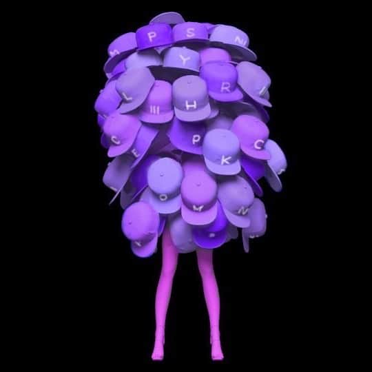 田中秀幸のインスタグラム：「Design for #kyarypamyupamyu 原宿いやほいMV Cap human  2017 #harajyuku #design #illustration」