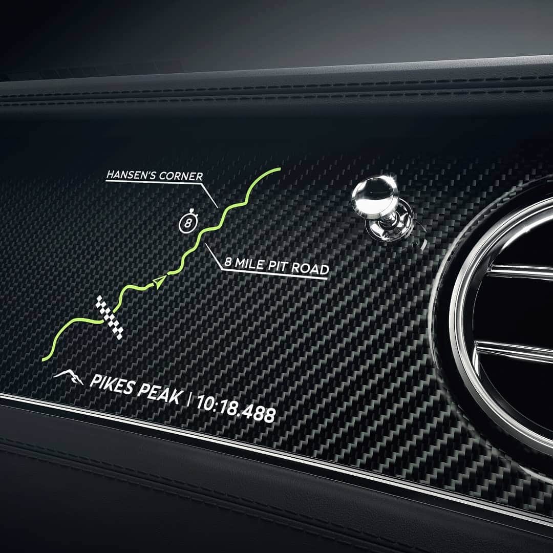 ベントレーさんのインスタグラム写真 - (ベントレーInstagram)「Grand Tourer in name. Race car in spirit. The Limited Edition #ContinentalGT celebrating #Bentley’s record-breaking run at #PikesPeak. Discover more through the link in bio. _ Continental GT WLTP drive cycle: combined fuel consumption: 20.8 mpg (13.6 l/100 km), combined CO₂: 308 g/km.」12月5日 16時44分 - bentleymotors