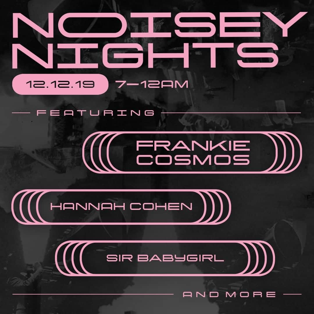 VICEさんのインスタグラム写真 - (VICEInstagram)「🚨 NOISEY NIGHTS IS BACK 🚨⁠ Live sets by @frankiecombos, @misshannahcohen, and @sirbabygirl. Next Thursday in Brooklyn. RSVP at the link in our bio. ~*~it's free~*~⁠ ⁠」12月6日 4時35分 - vice