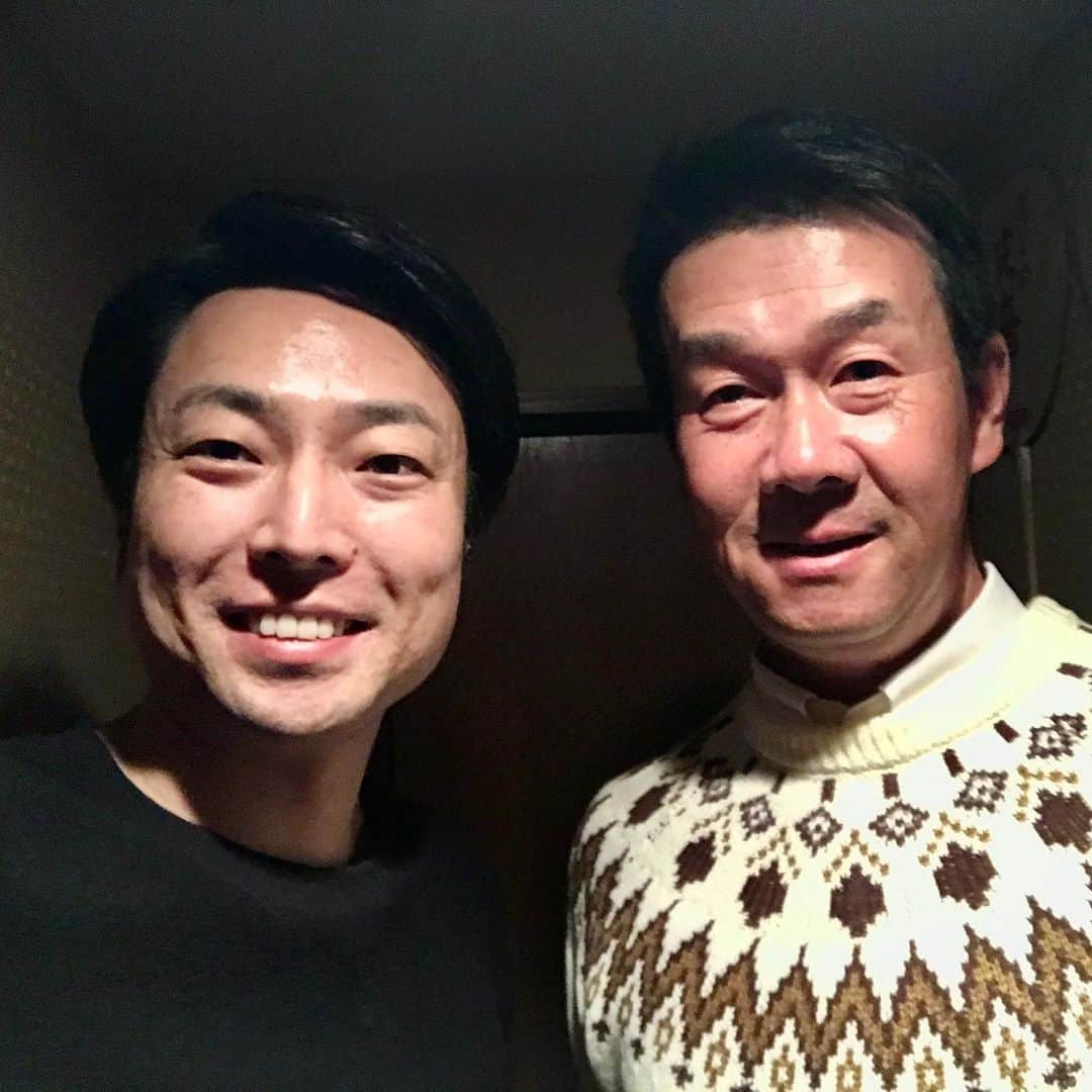 信濃岳夫さんのインスタグラム写真 - (信濃岳夫Instagram)「‪いまだにテンション上がる事ってあるんですね。‬ ‪元阪神タイガースの#井川慶 さんと#八木裕 さんと！！！！‬ ‪自分にとってのスーパースター！！！‬」12月6日 3時33分 - takeoshinano