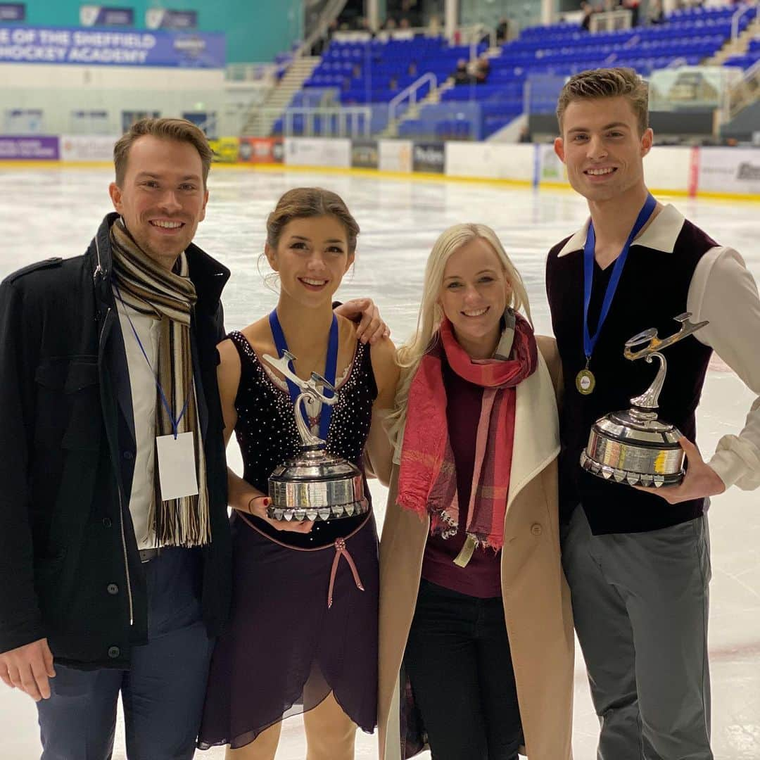 ニコラス・バックランドさんのインスタグラム写真 - (ニコラス・バックランドInstagram)「🥇Junior British Champions 2019 and a 4th place finish in Zagreb with a new PB! Couldn’t be more proud of these two this week! What a transformation you’ve made to your skating. Now back to work..... 💪🏻🇬🇧 . . #icedance #figureskatingcoach #britishchampions #hardwork #results #teamgb」12月5日 20時21分 - n_buckland