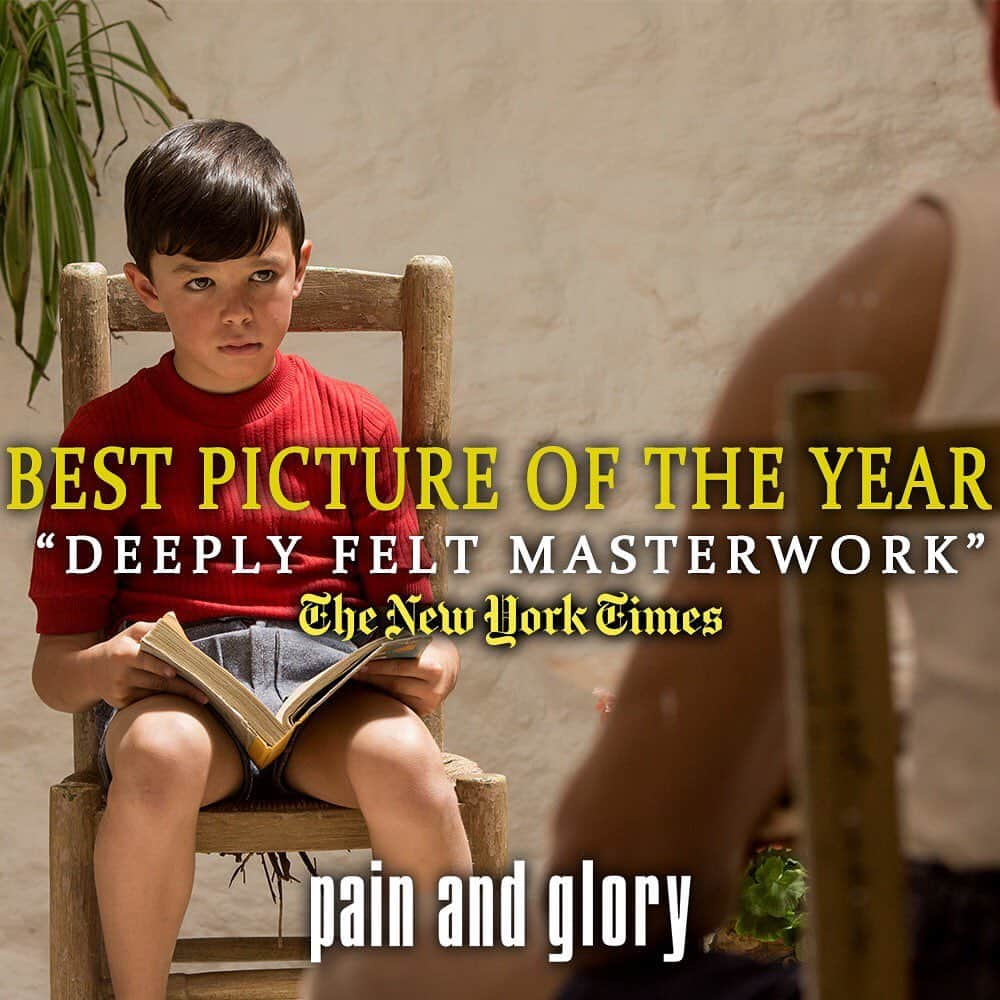 アントニオ・バンデラスさんのインスタグラム写真 - (アントニオ・バンデラスInstagram)「#PainAndGlory recognized as Best Movie of 2019 by @nytimes Congratulations to all the team! ____ @sonyclassics @eldeseo_」12月5日 20時48分 - antoniobanderas