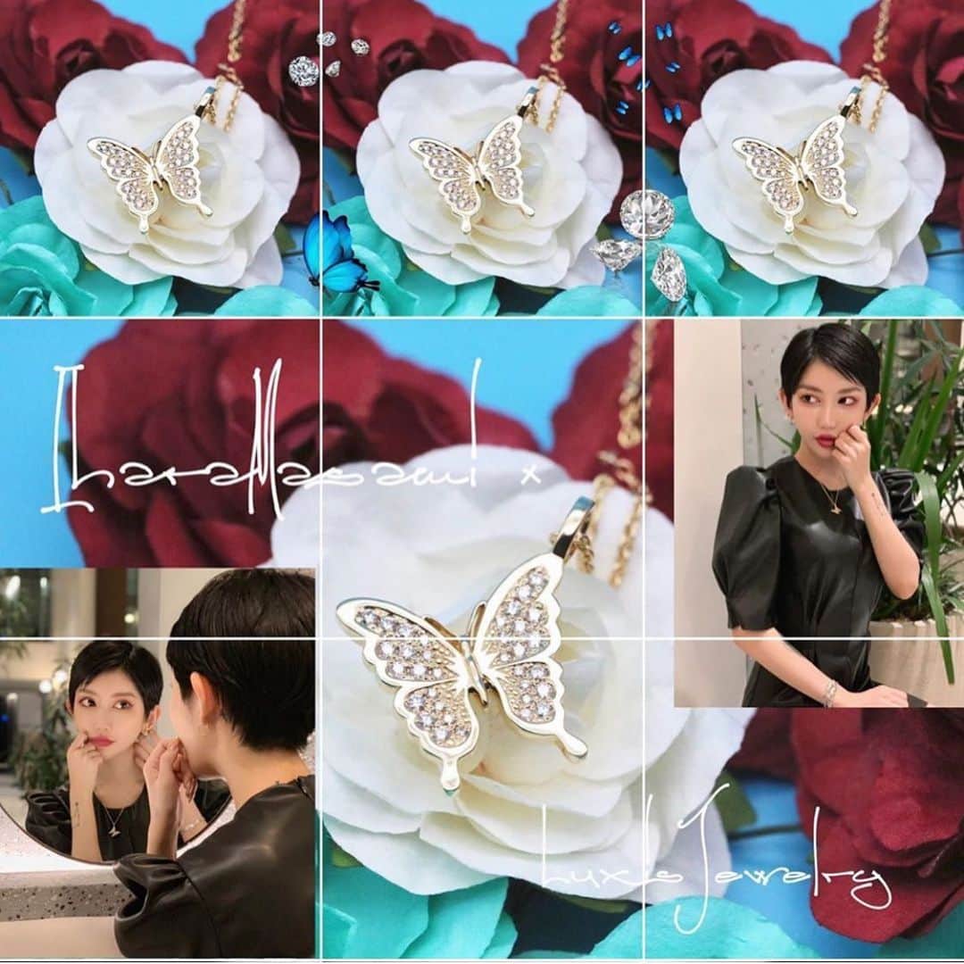 MASAMIのインスタグラム：「大好評のコラボジュエリー、ついに18kダイヤモンドで発売しました🦋完全受注生産 このクオリティでこの安さは…一生ものにどうぞご検討くださいませ！」
