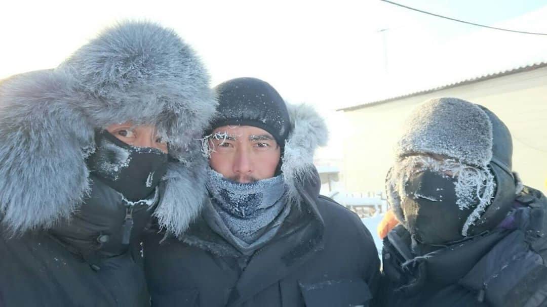伊藤英明のインスタグラム：「#風邪など召されませぬよう  #russia #tbt」