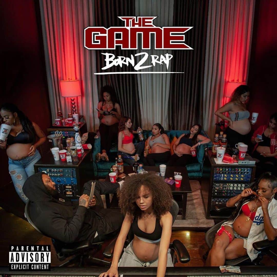 ゲームのインスタグラム：「Best album in the world right now..... Don’t @ me !!! #Born2Rap #AllFaxNoPrinter [CLICK THE LINK IN MY BIO IF YOU OR YA MAMA NEM AINT GOT IT YET] #CrimmuhComing」