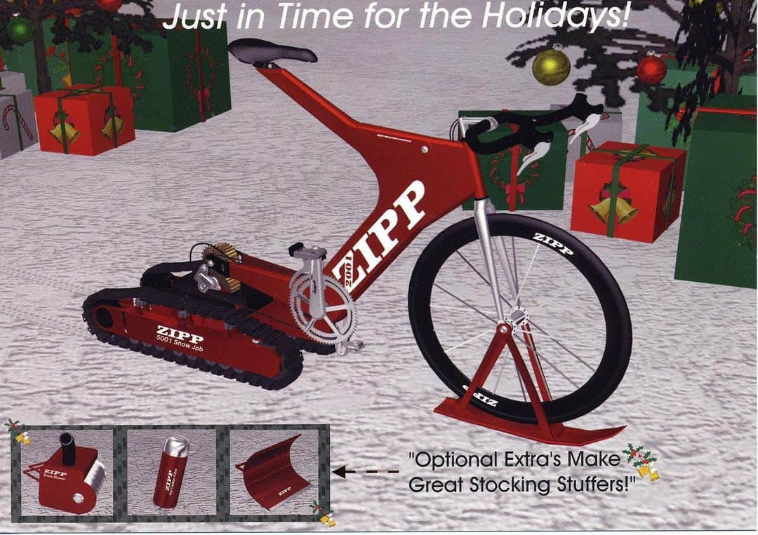 Zipp Speed Weaponryさんのインスタグラム写真 - (Zipp Speed WeaponryInstagram)「If only this were available for the holidays... 😄  #throwbackthursday #zippspeed #holidaycard」12月5日 22時53分 - zippspeed