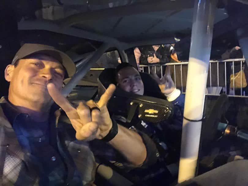 3 Doors Downのインスタグラム：「“Ever wonder what it’s like to do donuts in Nascar?.... well @alexbowman88 was nice enough to show me last night in Nashville .........AND IT WAS AWESOME!!!! Swipe over to check it out from the inside.” - @brad3doorsdown #ChampionsWeek @nascar」