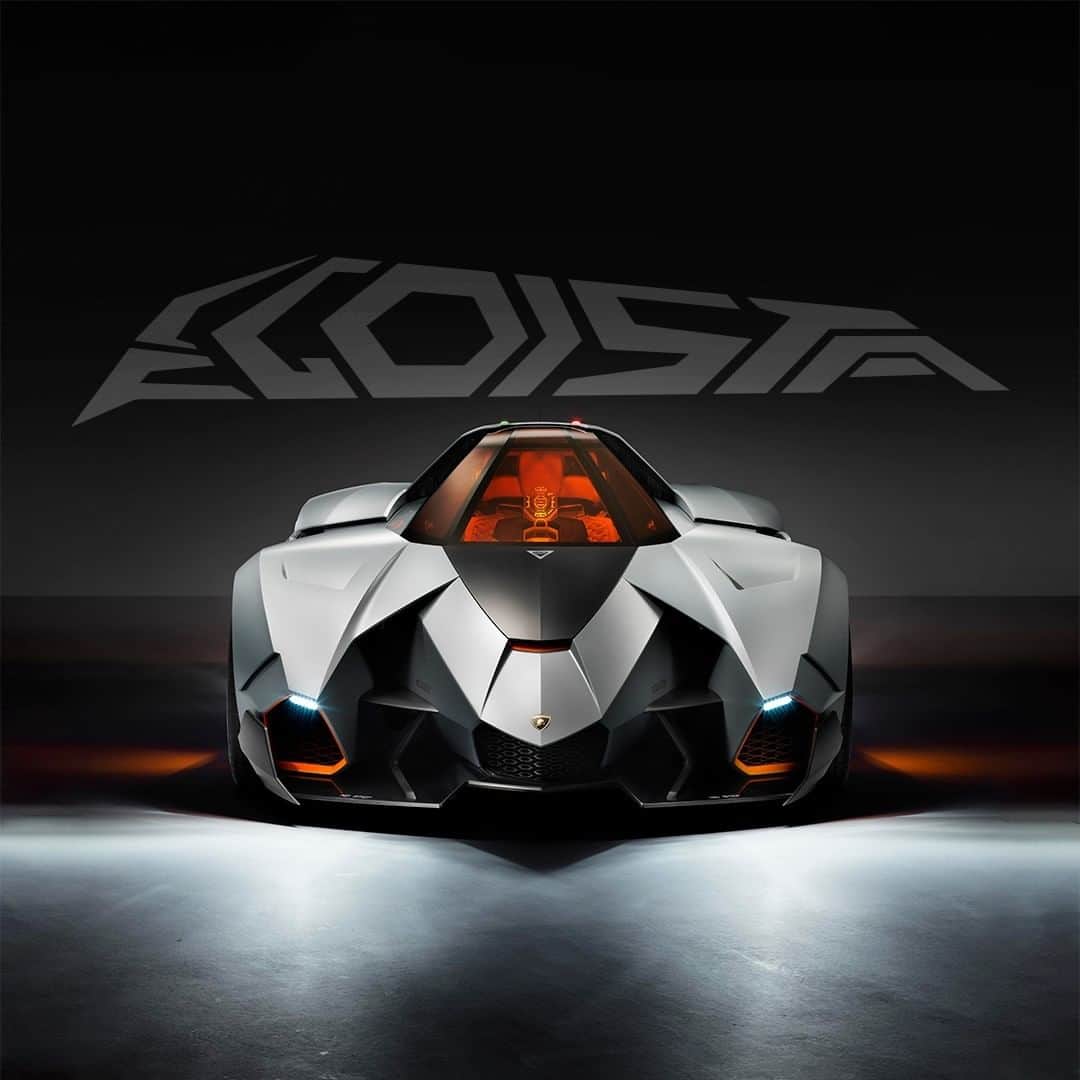 のインスタグラム：「An ode to its futuristic prowess, Lamborghini Egoista was created as a tribute to Automobili Lamborghini's 50th anniversary. This single-seater concept Super Sports Car is an automotive gem that is the true embodiment of pure emotion and luxury.  #Lamborghini #LamborghiniEgoista #Concept」