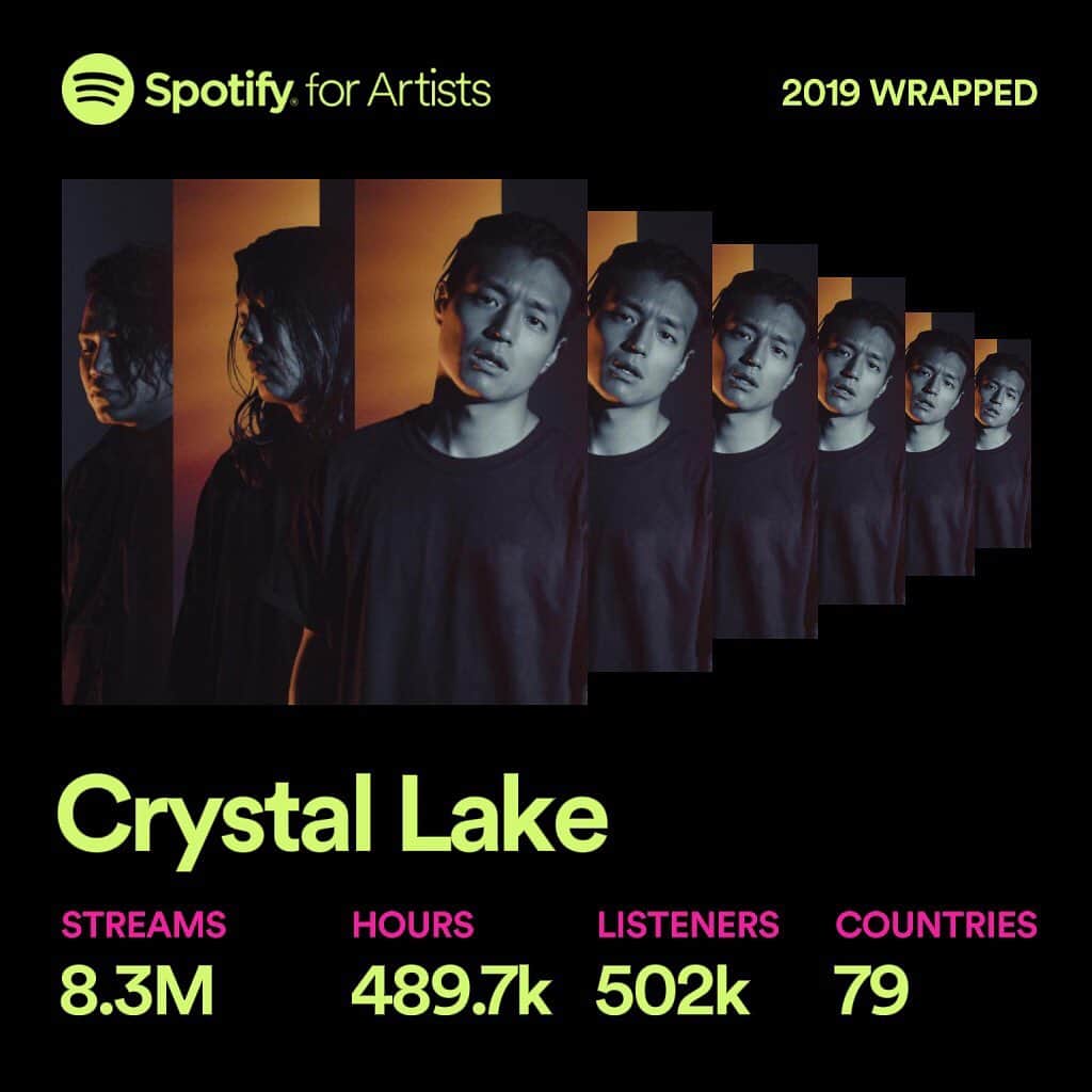Crystal Lakeさんのインスタグラム写真 - (Crystal LakeInstagram)「Thank you for the support in 2019!」12月6日 2時14分 - crystallake777
