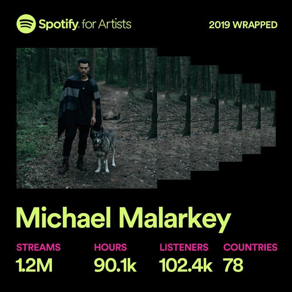 マイケル・マラーキーのインスタグラム：「2020 will be even bigger #MalarkeyFam // My new record GRAVERACER drops on JANUARY 10! As always, thank you for supporting independent music. Let’s keep on building... x」
