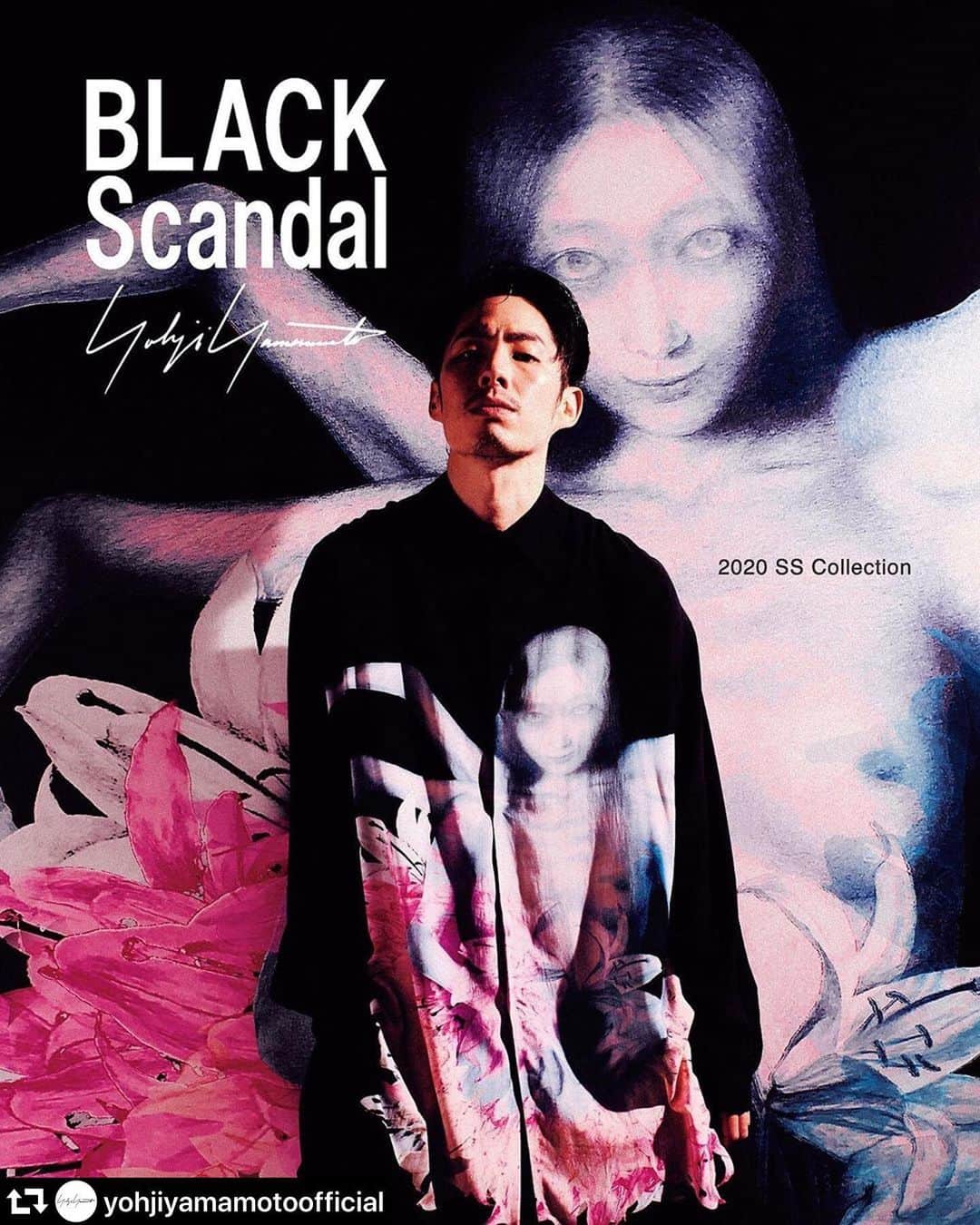 呉建豪のインスタグラム：「I remember back when I was just a teenager walking around South Coast Plaza. I saw a huge picture of Takeshi Kaneshiro in a store window, posing as the new face for an iconic fashion brand. Right then a flicker of thought flashed in my head... How cool would it be to represent such a massive brand. But I quickly dismissed that thought soon after... I mean after all, I was this chubby Asian kid living in Orange County and with that combo alone you def got a lot of bullying.  However fast forward to Aug 7th 2019. I find myself in the streets of Tokyo standing in the middle of a bridge above train tracks. With a village of people surrounding me, making sure I look cool af.... That same flicker flashes again, and I realize I’m still that chubby Asian kid from So Cali... only now I’m shooting the new collection for The Grandmaster Yohji Yamamoto’s BLACK SCANDAL campaign on the day of my birthday no less... Things like this dont just happen to a guy like me... but when it does better be damn sure I take it all with an attitude of gratitude. Whilst taking nothing for granted... So with that I’m gonna say a BIG THANK YOU to the Lord above for always watching my back. And especially to Yohji Sama for allowing me to be a part of your amazing body of work. Work hard pray hard... stay the course. @yohjiyamamotoofficial @calnstagram 🖤  Delight yourself in the Lord and He will give you the desires of your heart. Pslam 37.4  #AllGloryToGod  #repost @yohjiyamamotoofficial ・・・ Yohji Yamamoto BLACK SCANDAL SS20 Collection.  Available on December 6th in Japan.  Model @vannesswu  #YohjiYamamoto #BlackScandal #VanNessWu #ss20」