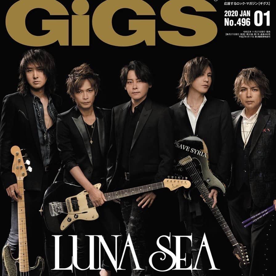 INORANさんのインスタグラム写真 - (INORANInstagram)「Have you read?! LUNA SEA is now on the cover of “ GIGS “ January issue. #LUNASEA @inoran_official @j_wumf @SUGIZOofficial #RYUICHI @331shinya」12月6日 13時47分 - inoran_official