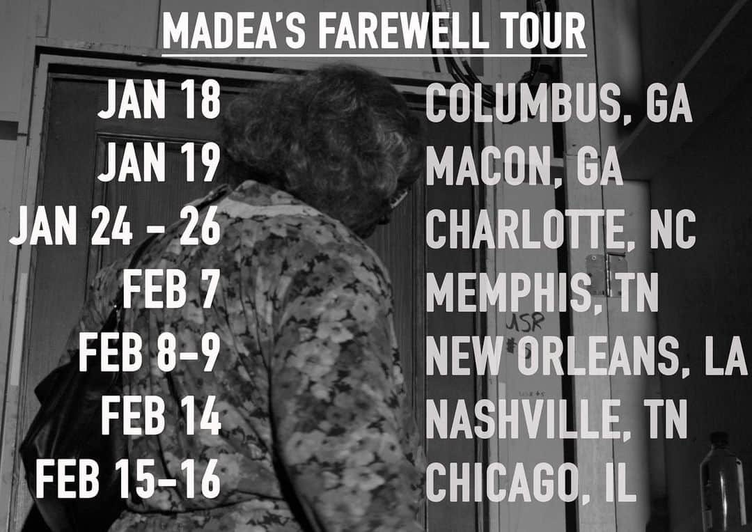 タイラー・ペリーさんのインスタグラム写真 - (タイラー・ペリーInstagram)「I told you we would add more dates. Here are the final dates to Madea’s Farewell Tour. Your last chance to see that old broad live!!!」12月6日 5時03分 - tylerperry