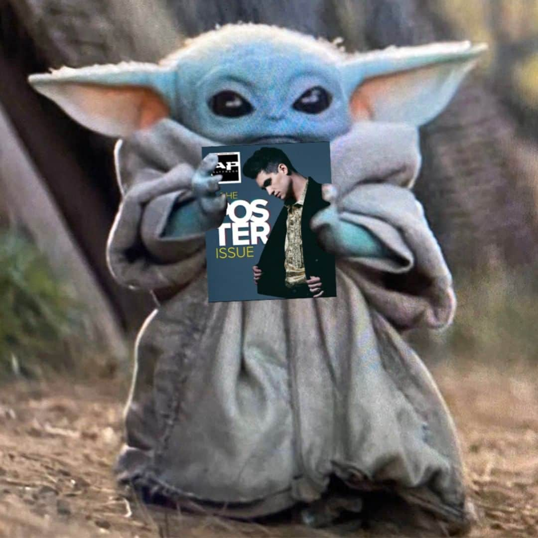 Alternative Pressさんのインスタグラム写真 - (Alternative PressInstagram)「Even Baby Yoda is feeling out of this galaxy over the Poster Issue featuring @panicatthedisco, @billieeilish, @postmalone, @miwband, @mychemicalromance, and MORE!⁠ SHOP.ALTPRESS.COM or LINK IN BIO⁠ .⁠ .⁠ .⁠ #babyyoda #yoda #starwars #panicatthedisco #billieeilish #mychemicalromance #mcr #mychem #postmalone #posty #motionlessinwhite #miw #halsey #marilynmanson #falloutboy #fob #alltimelow #paramore #twentyonepilots #takingbacksunday #bostonmanor #donbroco #creeper #frankiero #idkhow #adaytoremember #lilpeep #yungblud #altpress #alternativepress」12月6日 5時15分 - altpress