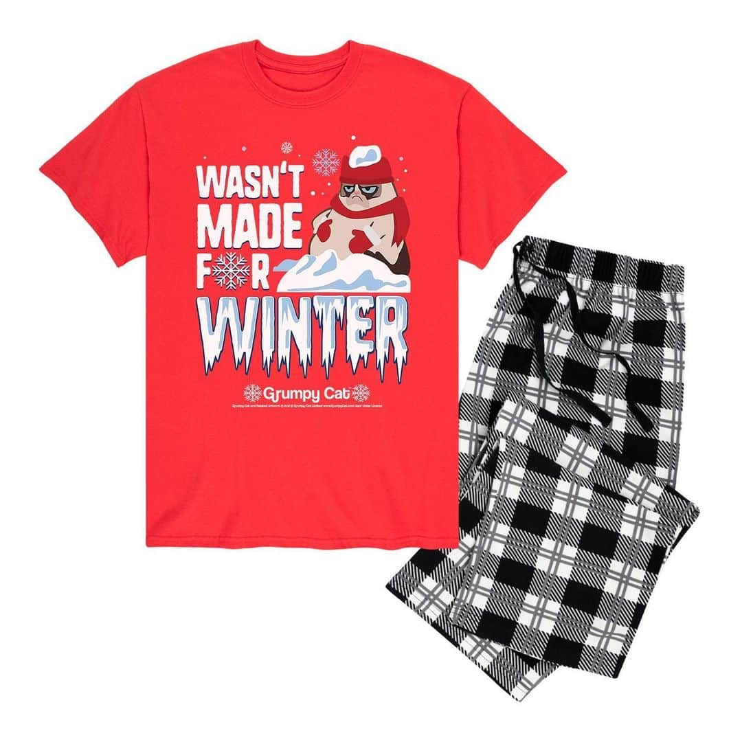 Grumpy Catさんのインスタグラム写真 - (Grumpy CatInstagram)「All NEW Grumpy Cat Holiday PJ’s for Men, Women, and Kids available NOW!! Check Grumpy Cat’s insta-story to order, or go to https://napchatpjs.com/search?q=grumpy+cat&type=product #Christmas #Gift #giftideas #gifts #pajamas #presents #present #holiday #holidays #holidayseason」12月6日 7時15分 - realgrumpycat