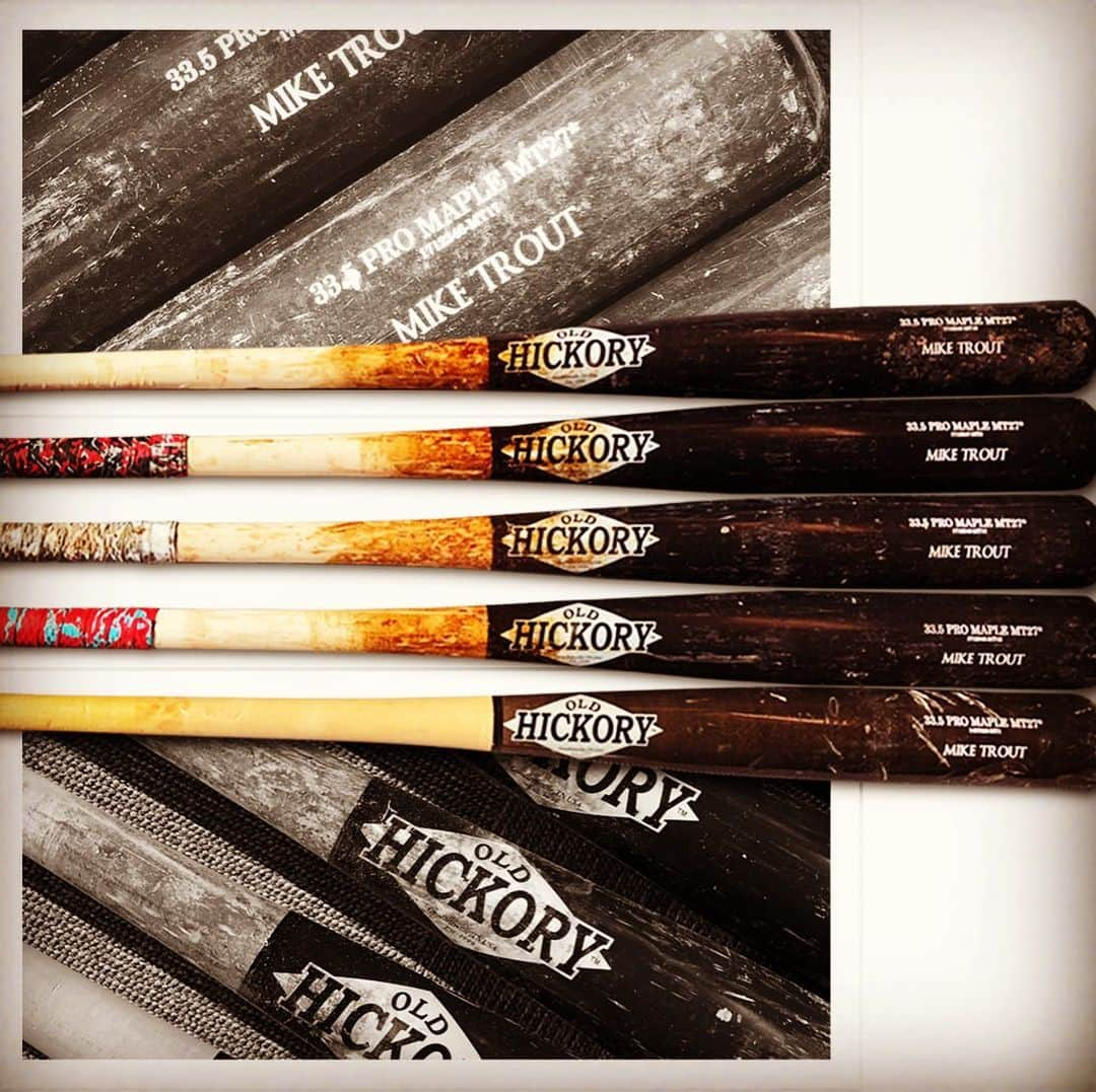 マイク・トラウトさんのインスタグラム写真 - (マイク・トラウトInstagram)「@oldhickorybat x @nikebaseball at full draw with these...」12月6日 7時48分 - miketrout