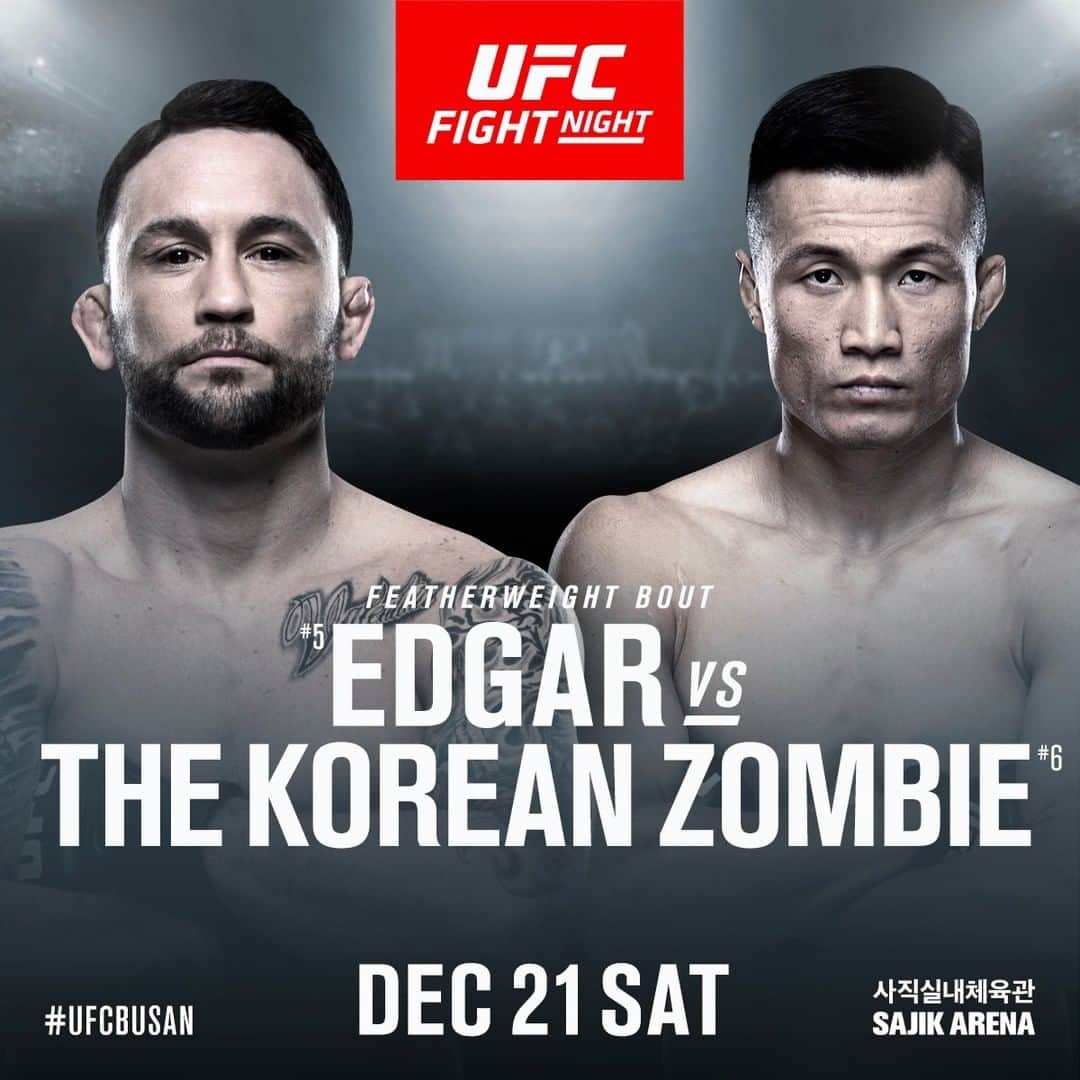 UFCさんのインスタグラム写真 - (UFCInstagram)「As tough as they come 💪 🇺🇸 @FrankieEdgar steps in to the main event of #UFCBusan vs @KoreanZombieMMA.」12月6日 9時29分 - ufc