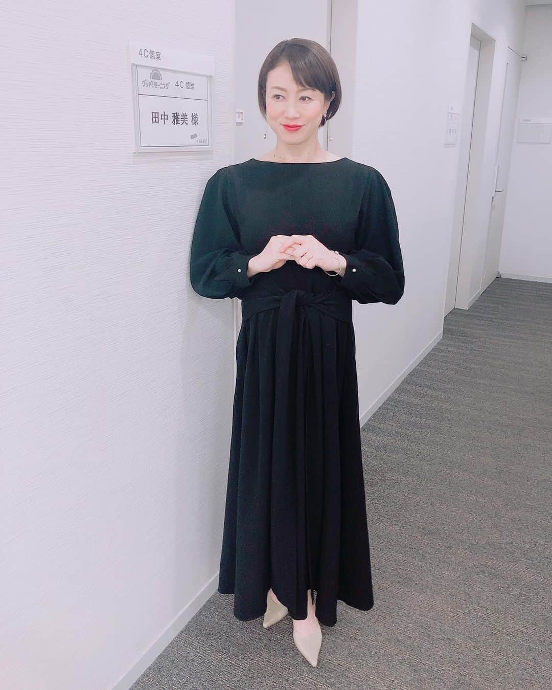 田中雅美さんのインスタグラム写真 - (田中雅美Instagram)「12月4日のテレビ朝日「グッドモーニング」で着用した衣装はこちらでした！  ワンピース @chocoa_official  アクセサリー @abiste_official  #テレビ朝日 #グッドモーニング #衣装 #田中雅美」12月6日 11時13分 - tanakamasami_official